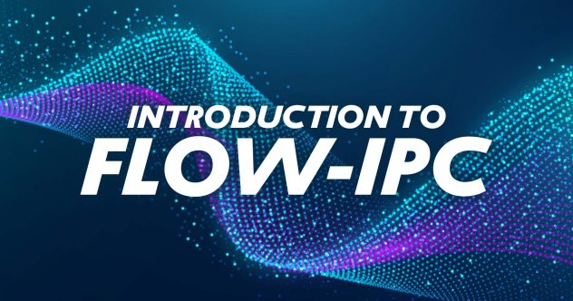 Introduction à l'image du héros Flow-IPC, avec texte.